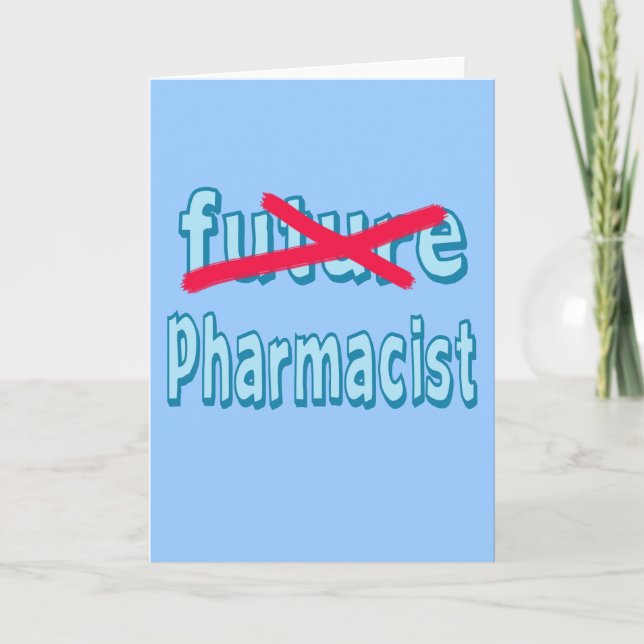 Pharmazeutische Abschluss Karte (Vorderseite)
