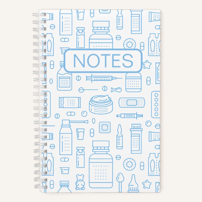 Pharmazeutische Arzneimittel Notizbuch (Vorderseite)