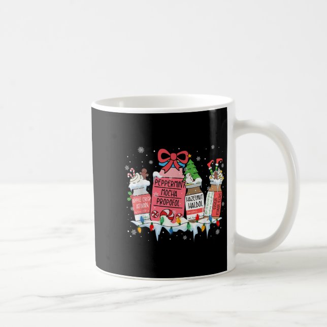 Pharmazeutische Crew Weihnachts-Apotheker Medicine Kaffeetasse (Rechts)