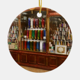 Pharmazeutische Eleganz 1876 Keramik Ornament