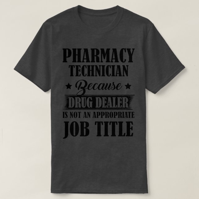PHARMAZEUTISCHE TECHNIK wegen Drogenhändler T-Shirt (Design vorne)