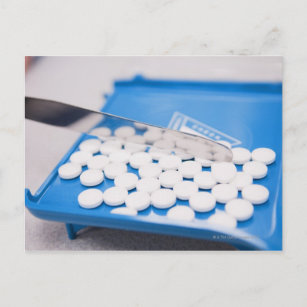 Pharmazeutische Werkzeuge, Pillen, Arzneimittel Postkarte