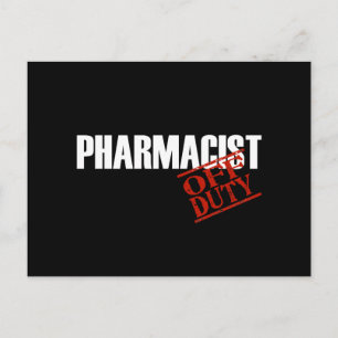 PHARMAZEUTISCHER DARK POSTKARTE