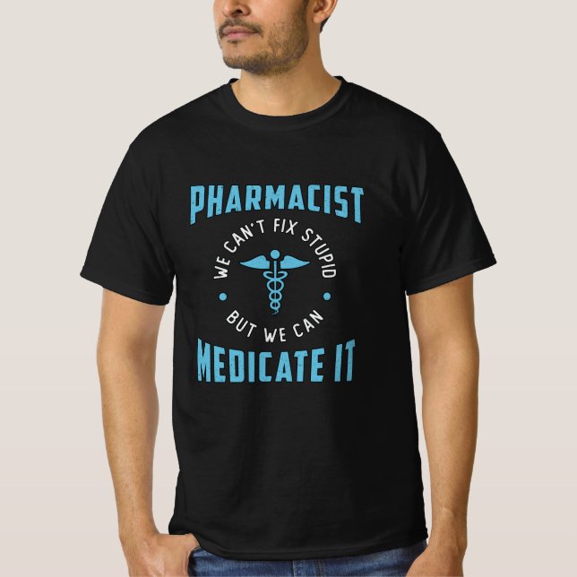 Pharmazeutischer Unternehmer Arzneimittel IT Tech T-Shirt (Vorderseite)