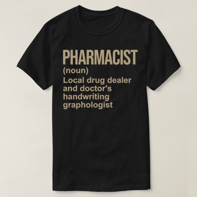 Pharmazeutischer Unternehmer Definition 1 T-Shirt (Design vorne)
