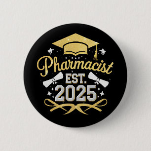 Pharmazeutischer Unternehmer Est 2025 Pharmazeutis Button