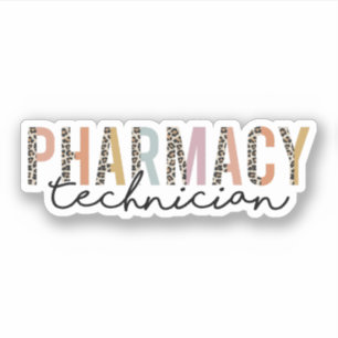 Pharmazeutischer Unternehmer, Funny Pharmacy Tech Aufkleber