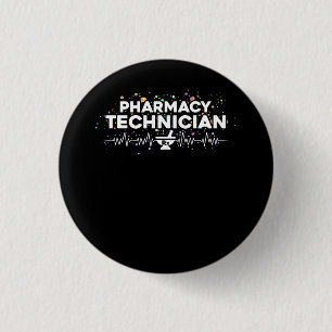 Pharmazeutischer Unternehmer Pharmacy Tech Button