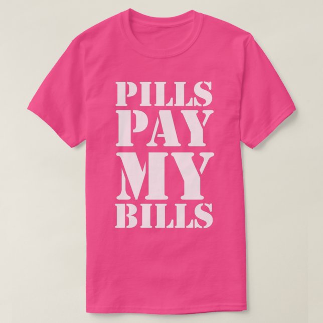 Pharmazeutischer Unternehmer Pilletechniker Pharma T-Shirt (Design vorne)