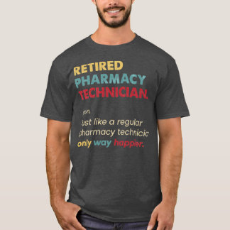Pharmazeutischer Unternehmer Remüde Retro Definiti T-Shirt