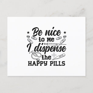 Pharmazeutischer Unternehmer Tech Be Nice to me Postkarte