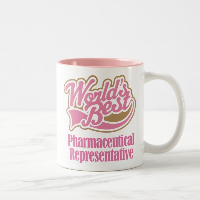 Pharmazeutisches Repräsentativgeschenk (Welten am Zweifarbige Tasse (Rechts)