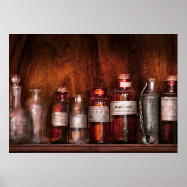 Pharmazie - Extravagante Fluide des Apothekers Poster (Vorne)