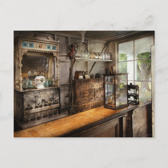 Pharmazie - Gesundheitstelematik Postkarte (Vorderseite)