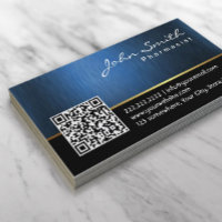 Pharmazie Navy Blue QR Code Beruflich