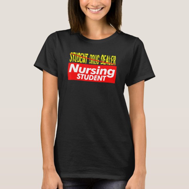Pharmazie Nurse Nur T-Shirt (Vorderseite)