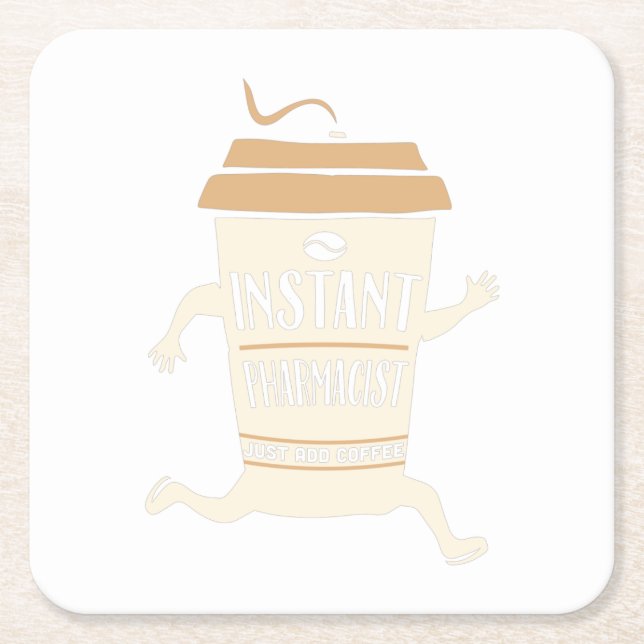 Pharmazie| Pharmazeutischer Unternehmer Rechteckiger Pappuntersetzer (Vorderseite)