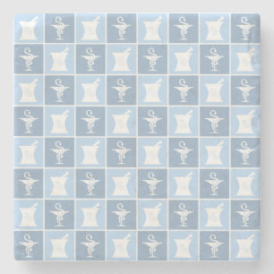 Pharmazie-Symbol   Apotheker   Pharmacy Tech Steinuntersetzer