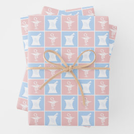 Pharmazie-Symbol | Pharmazeutischer Unternehmer Ph Geschenkpapier Set