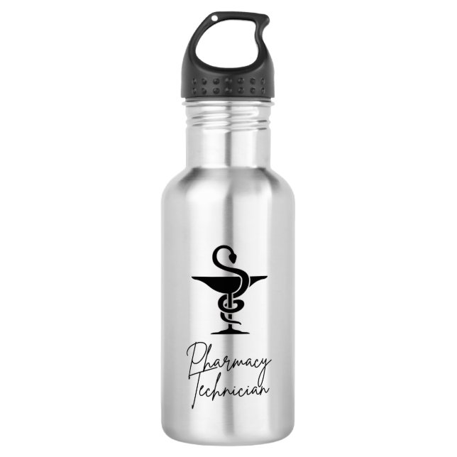 Pharmazie Technischer Stainless Steel Water Bottle Edelstahlflasche (Vorderseite)