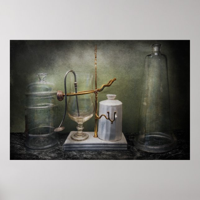 Pharmazie - Viktorianische Apparatur Poster (Vorne)