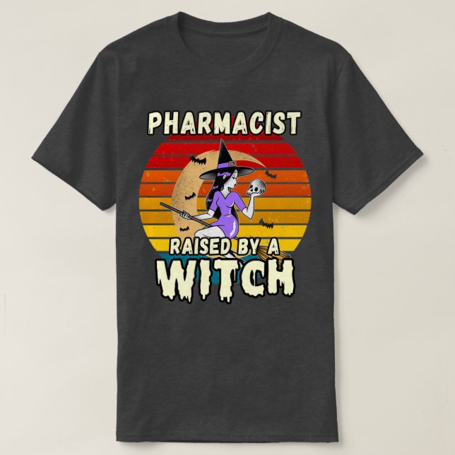PHARMAZISTIN, AUFGERUFEN VON EINEM WITCH HALLOWEEN T-Shirt (Design vorne)