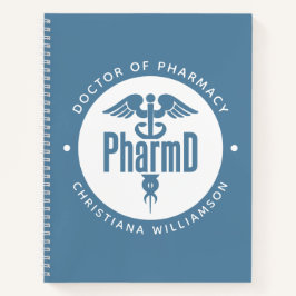 PharmD Arzt des Pharmazeutischen Abschlusses Apoth Notizbuch