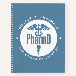 PharmD Arzt des Pharmazeutischen Abschlusses Apoth Notizbuch