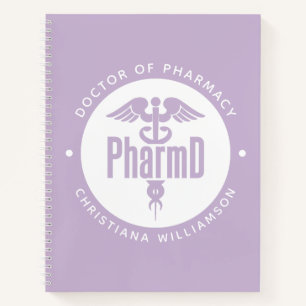 PharmD Arzt des Pharmazeutischen Abschlusses Apoth Notizbuch