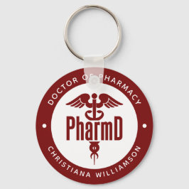 PharmD Arzt des Pharmazeutischen Abschlusses Apoth Schlüsselanhänger