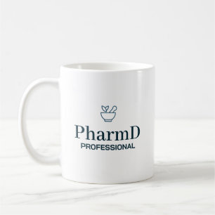PharmD-Berufstypografie Kaffeetasse