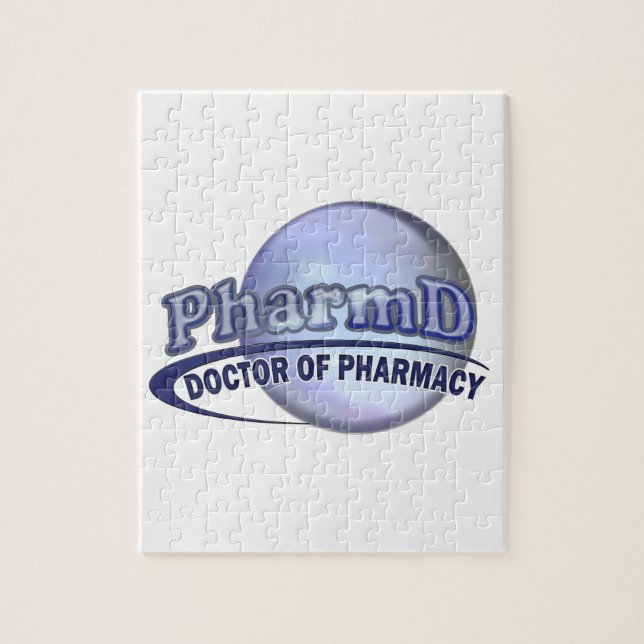 PharmD LOGO - DOKTOR OF PHARMACY Puzzle (Vertikal)