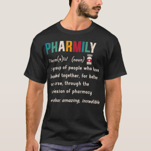 Pharmily Pharmacy Squad Pharmaka lizenziert Druggi T-Shirt