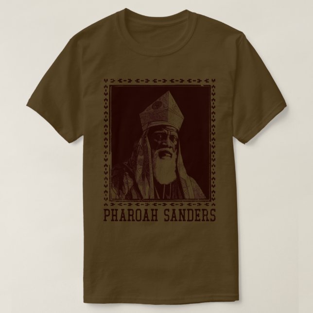 Pharoah Sanders Original Retro Fan Design T-Shirt (Design vorne)