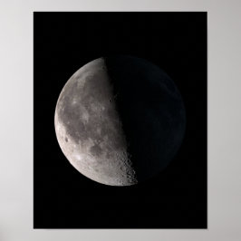 Phase Mond im dritten Quartal Poster