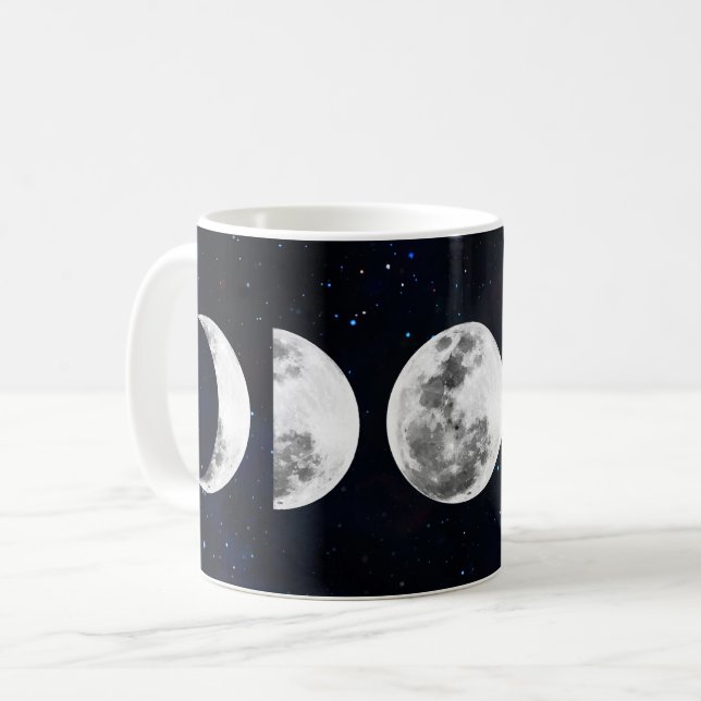 Phasen der Mondgalaxie Kaffeetasse (Vorderseite Links)