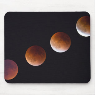 Phasen des gesamten Lunar-Eclipses   Seattle Mousepad