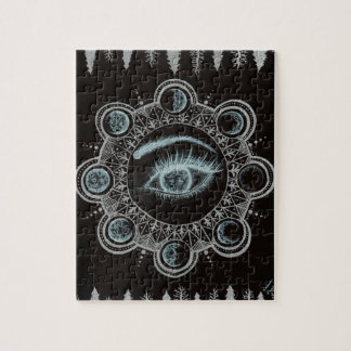 Phasen des Mond-Auges Puzzle