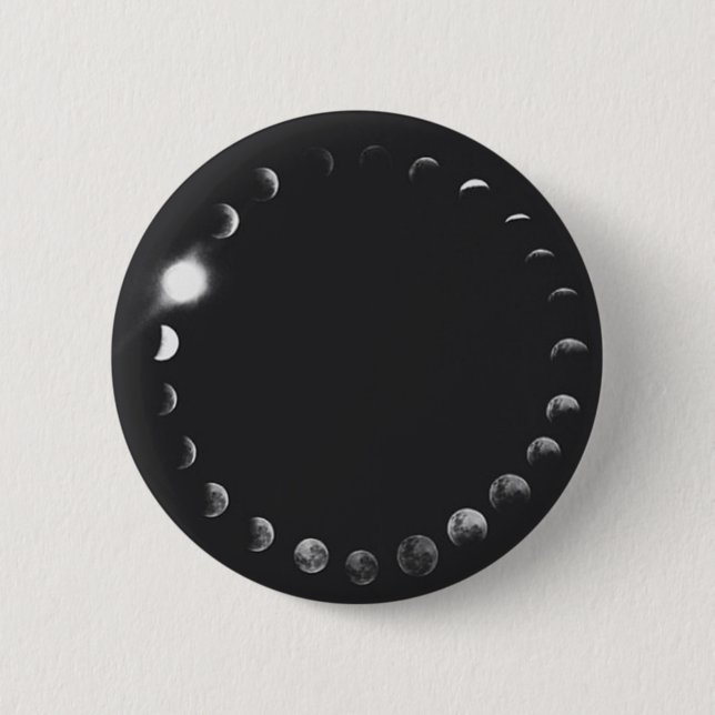 Phasen des Mond-Buttons Button (Vorderseite)