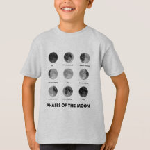 Phasen des Mond-Shirts