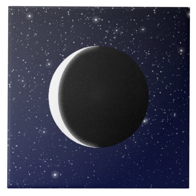 Phasen des Mondes Fliese (Vorderseite)