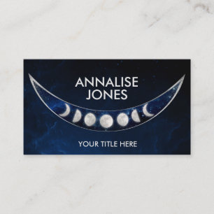 Phasen des Mondes - nebulanische Visitenkarte