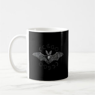 Phasen des Mondvampire Bat Goth Lunar Wi Kaffeetasse