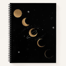 Phasen des Moon Spiral-Notebooks
