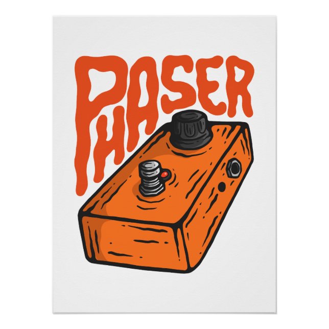 Phaser Pedal Poster (Vorderseite)