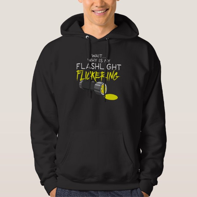 Phasmophobie Flickering Flashlight Geisterjagd Hoodie (Vorderseite)