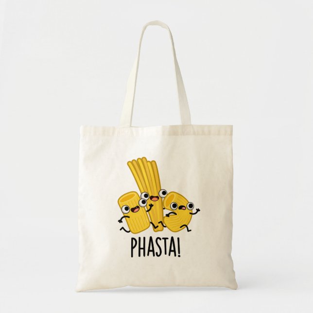Phasta Funny Fast Pasta Pun Tragetasche (Vorne)
