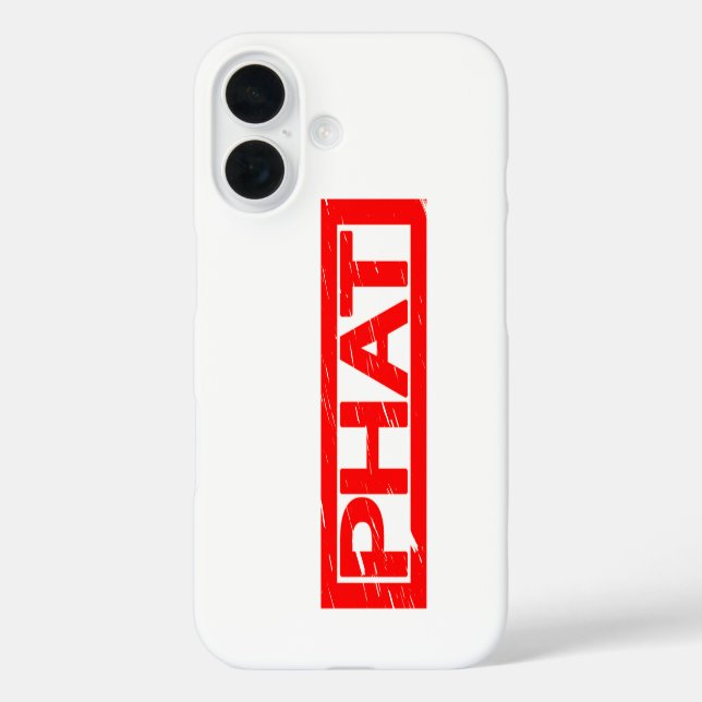 Phat Briefmarke Case-Mate iPhone Hülle (Rückseite)