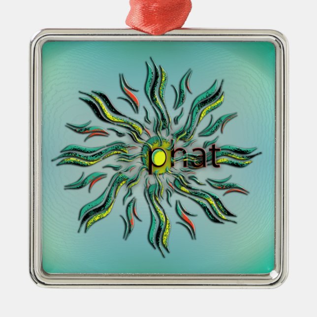 Phat Ornament Aus Metall (Vorne)