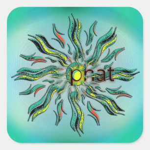 Phat Quadratischer Aufkleber